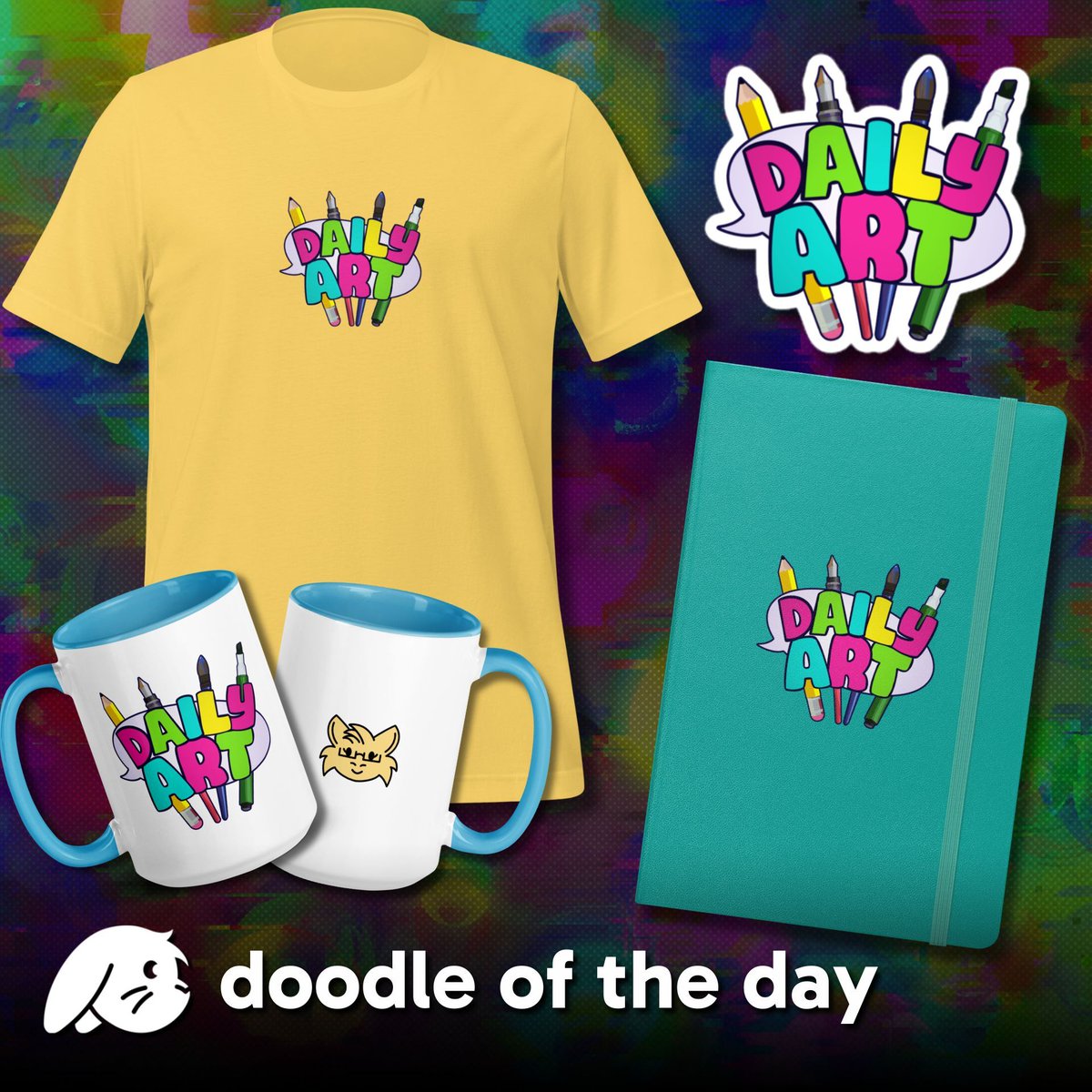 _floofee's tweet image. this is your reminder to make something today

find your creative inspiration with merch that's abby approved.

🎨 &amp;gt;&amp;gt; floof.ee/collections/ab…