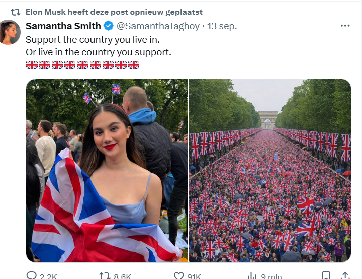 Ondertussen is Musk zelfs #AI-foto's aan het retweeten, zolang iedereen maar razend wordt en kwaad op iedereen, maakt het niet uit, veronderstel ik? 
#beginthierechttegentesteken