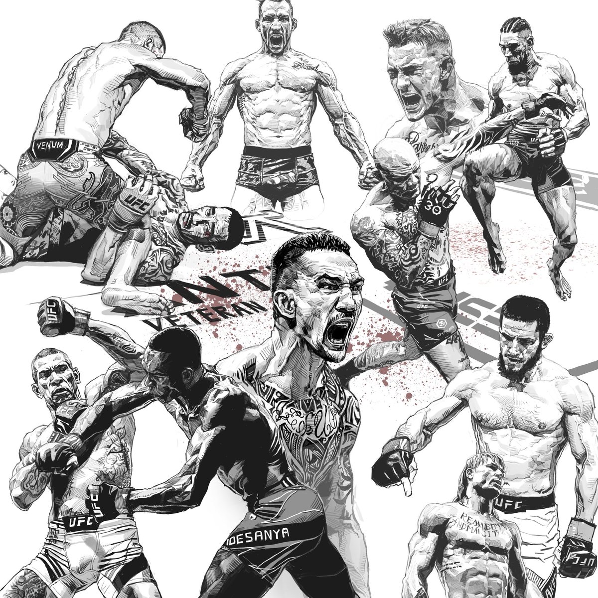 kse332_official's tweet photo. UFC fighters. https://t.co/MHJVVOsgJS