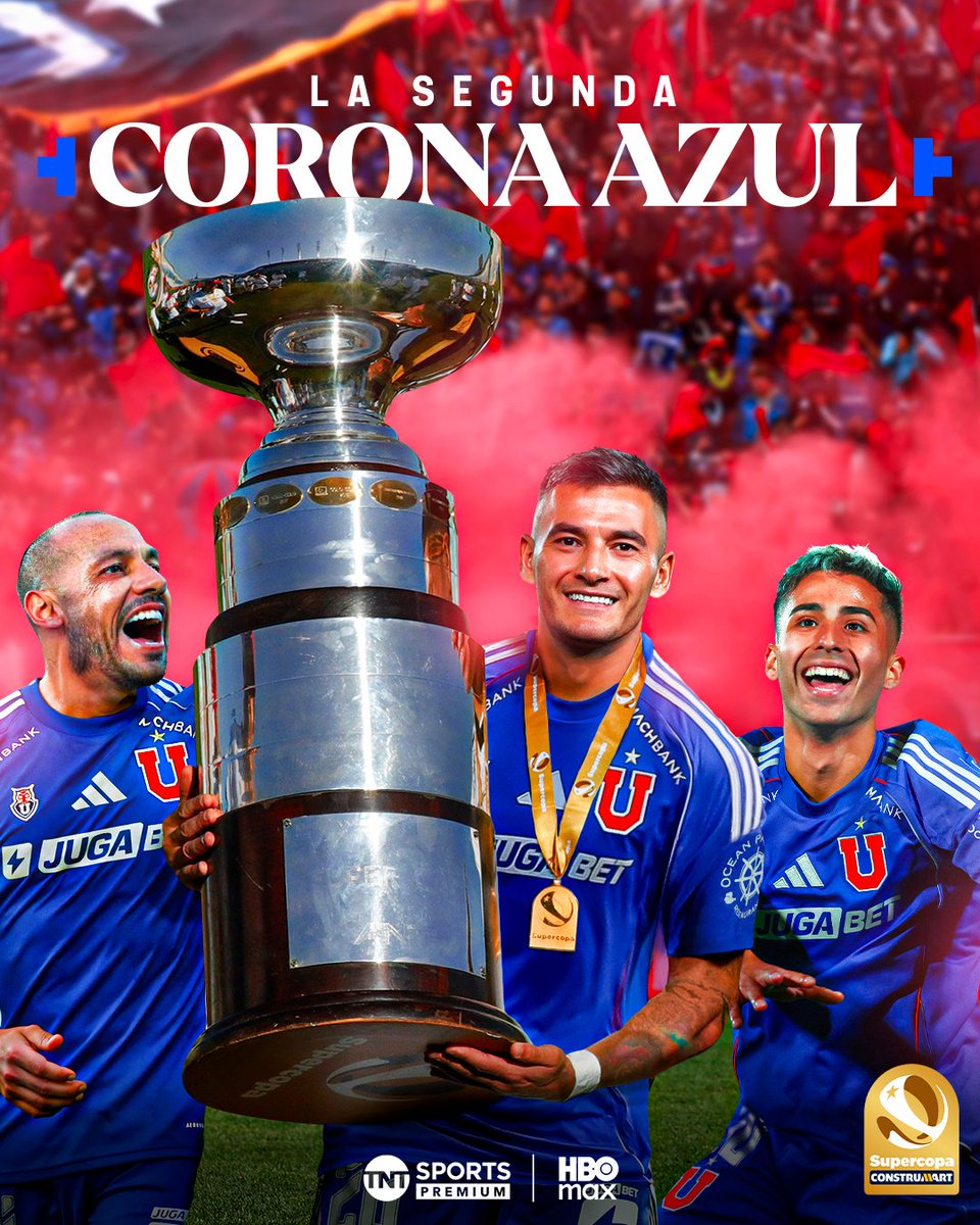 🔵🔴🤘 #LAU ES EL SUPERCAMPEÓN DEL FÚTBOL CHILENO

Universidad de Chile se consagró campeón de la #Supercopa tras derrotar con contundencia a #ColoColo en el Estadio Santa Laura. 

🦉 Matías Sepúlveda, Nicolás Guerra y Lucas Assadi anotaron para que el Romántico Viajero sume un