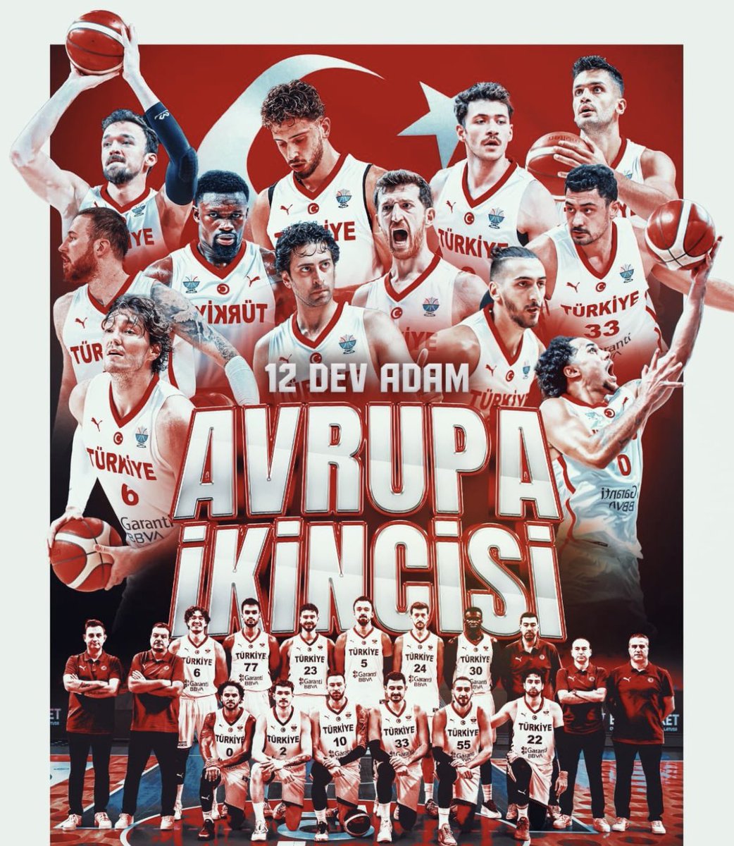 Tebrikler #12DevAdam Sizinle gurur duyuyoruz #FIBAEUROBASKET2025