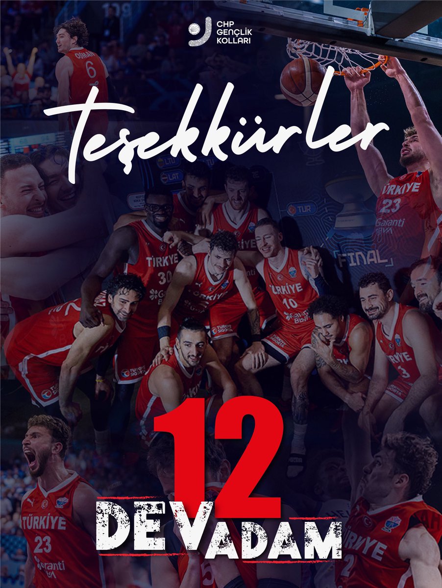 Teşekkürler 12 Dev Adam! 🇹🇷

FIBA EuroBasket’te final oynayarak Avrupa ikincisi olan Türkiye A Milli Basketbol Takımımızı tebrik ediyoruz.

Nice başarılara! ❤️🏀