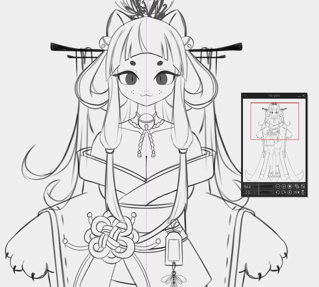 I'm not the best character designer but I'm proud of how she's turning out 🥹🩷

VTuber design for @/catelco_ 🐈‍⬛