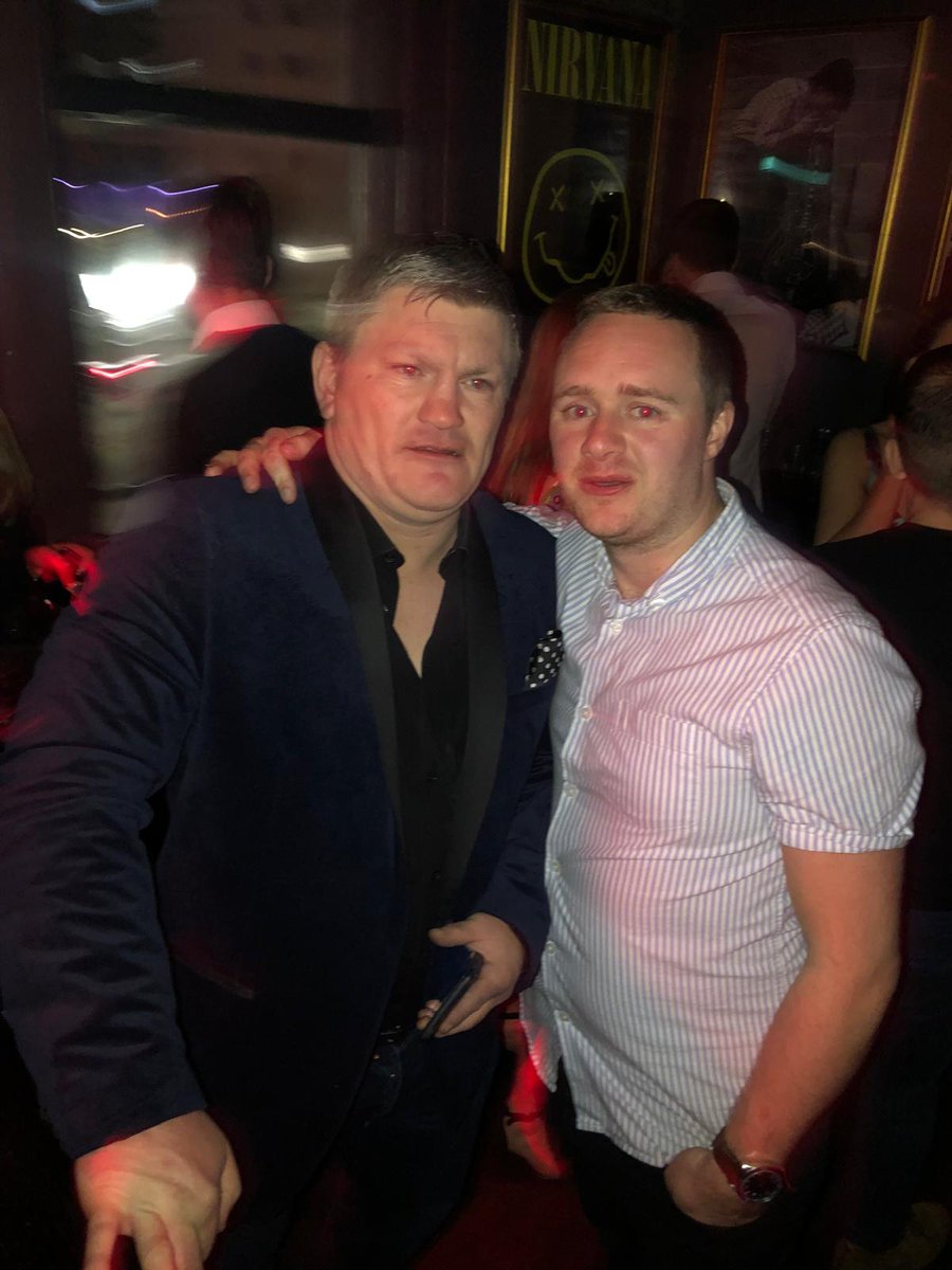 You still owe me that Sambuca hitman! Fly high 👊🏻 #RickyHatton