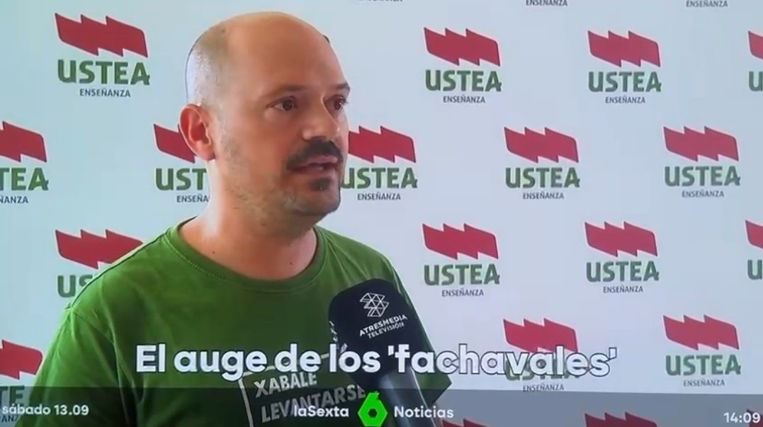 👉Esta semana nuestro compañero Fran Fernández habló en la Sexta Noticias sobre los discursos de odio de la ultraderecha y la penetración de los mismos en las aulas andaluzas.
❌Ante los bulos y el odio, los docentes tenemos que responder educando en valores democráticos 🏳️‍🌈♀️