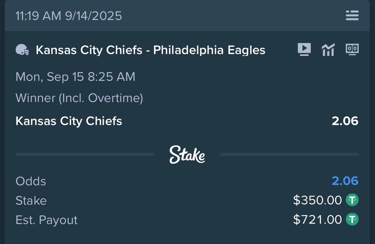kansas city chiefs bout to make me an easy 500