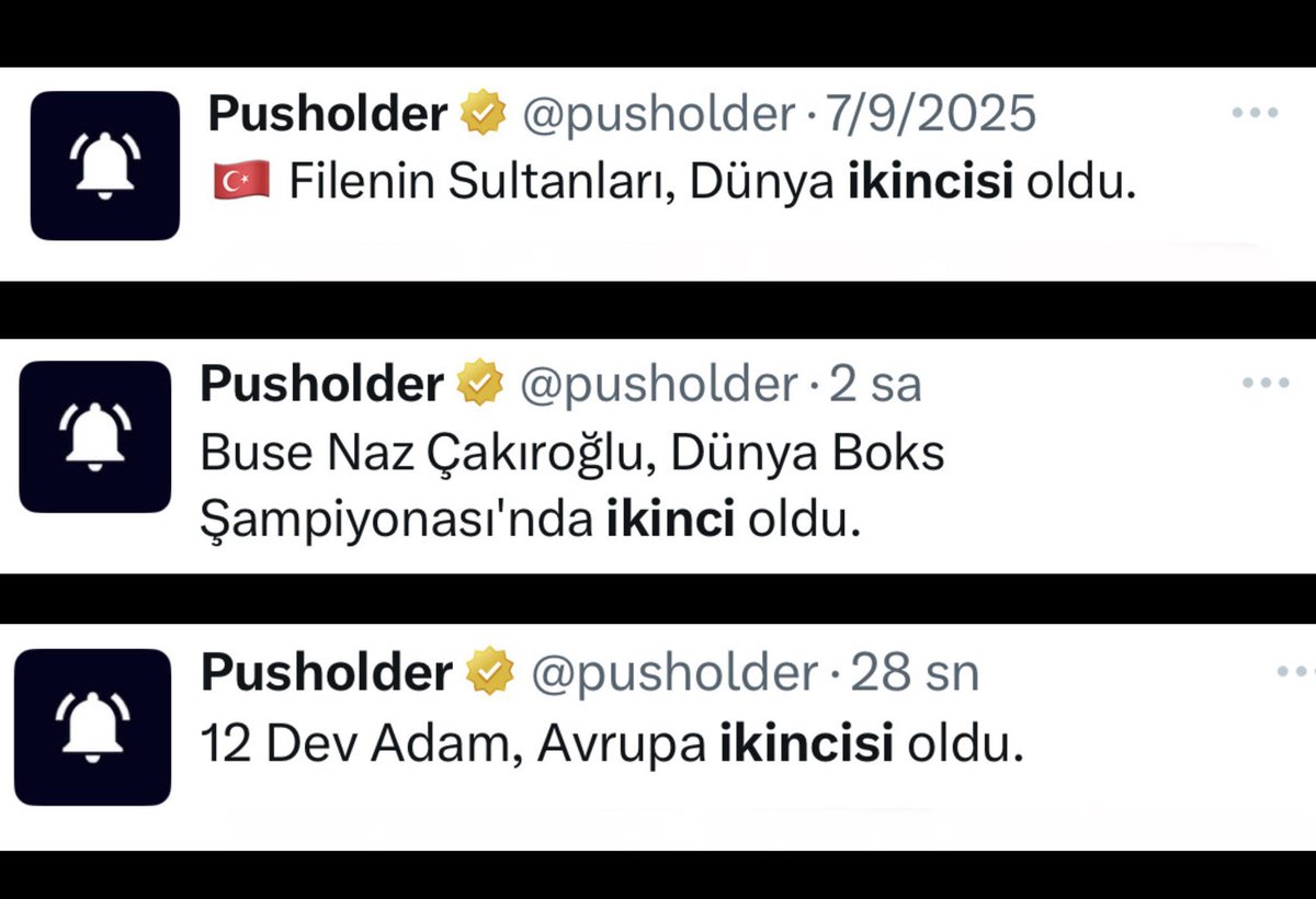 Türkiye ikincilikler ülkesi