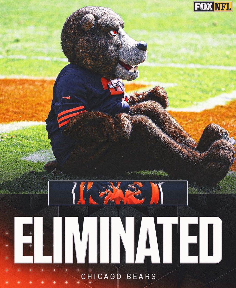 The Bears have been eliminated from the 2025, 2026 &amp; 2027 Playoffs