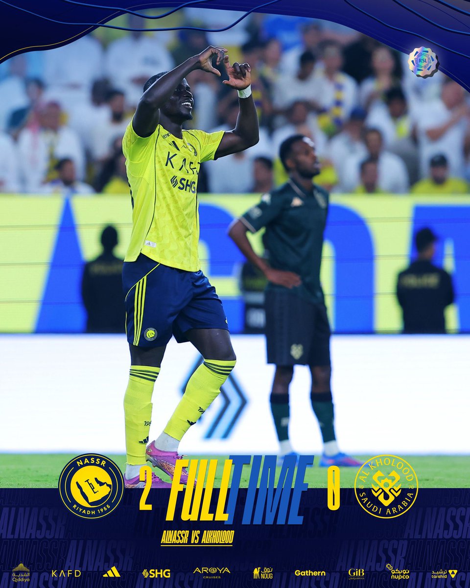 bishi_10's tweet photo. النصر يفوز يتصدر يؤدي بشكل ممتاز… نحو موسم حصاد باذن الله… شكرا جمهور العالمي لحضوركم البهي الذي لطالما كان داعما لكل من لعب لهذا الشعار الغالي… 

مبروك الانتصار والقادم اجمل ان شاء الله. 💙💛 https://t.co/QhZAmZ9Hsy
