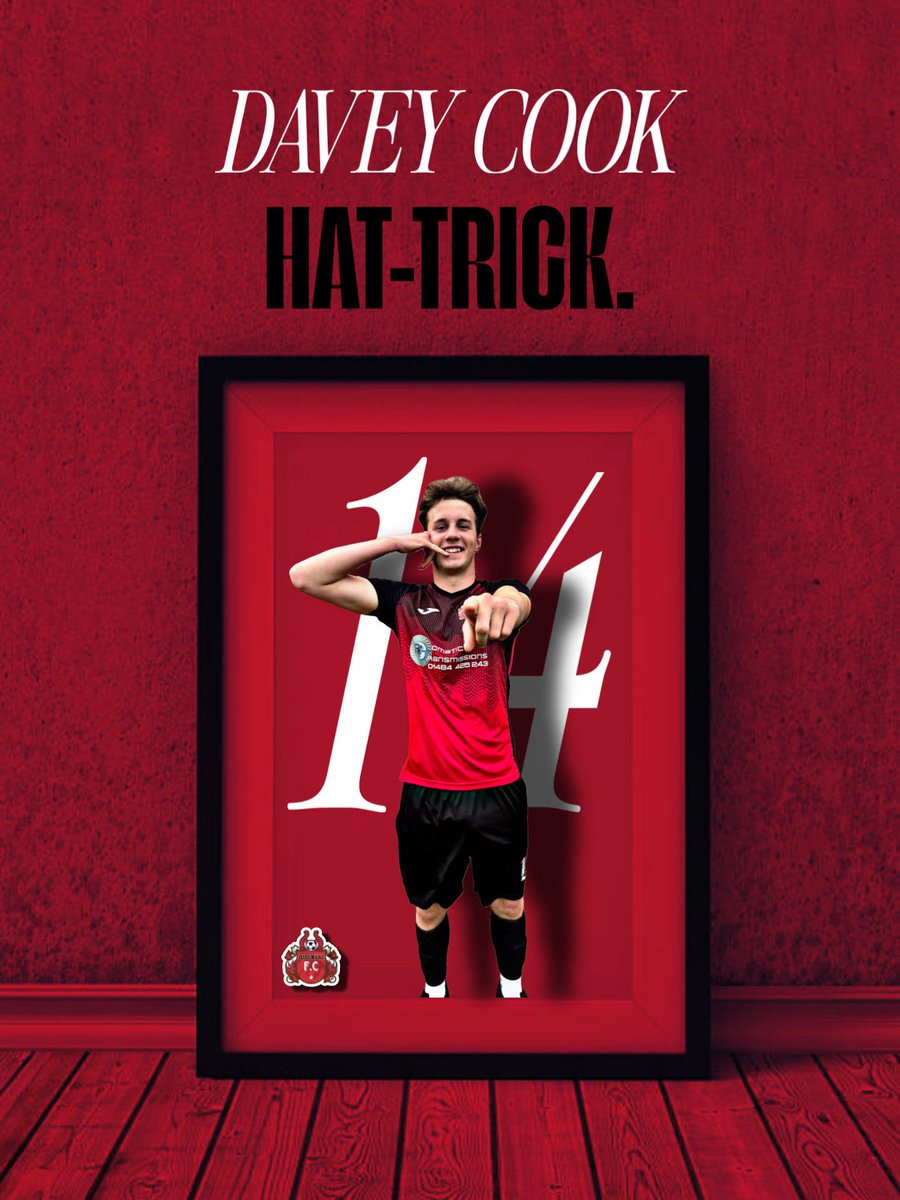 Davey Cook : Hat-Trick⚡️

An outstanding display today from this young man saw him score three goals in the first half and produce a dangerous ball for the own goal in the second. An unbelievable all round performance.

Well done, Davey👏🏻

#UTSI ❤️