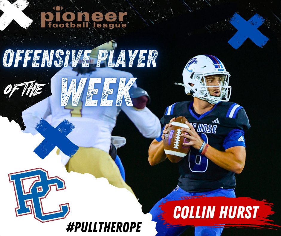 That's Our QB 🤙

🗞️ - shorturl.at/ISmGs

<a href="/PFLNews/">Pioneer Football</a> | #GoBlueHose