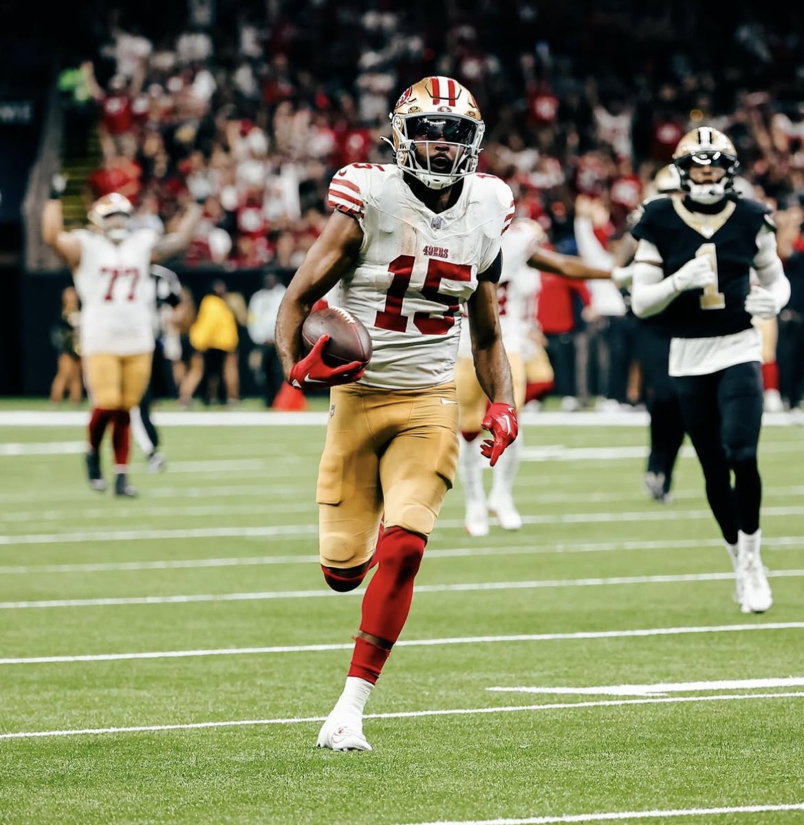 Coach_Yac's tweet photo. Faithful, what are your thoughts on the 49ers win over the Saints? https://t.co/l7NQF6zCZx