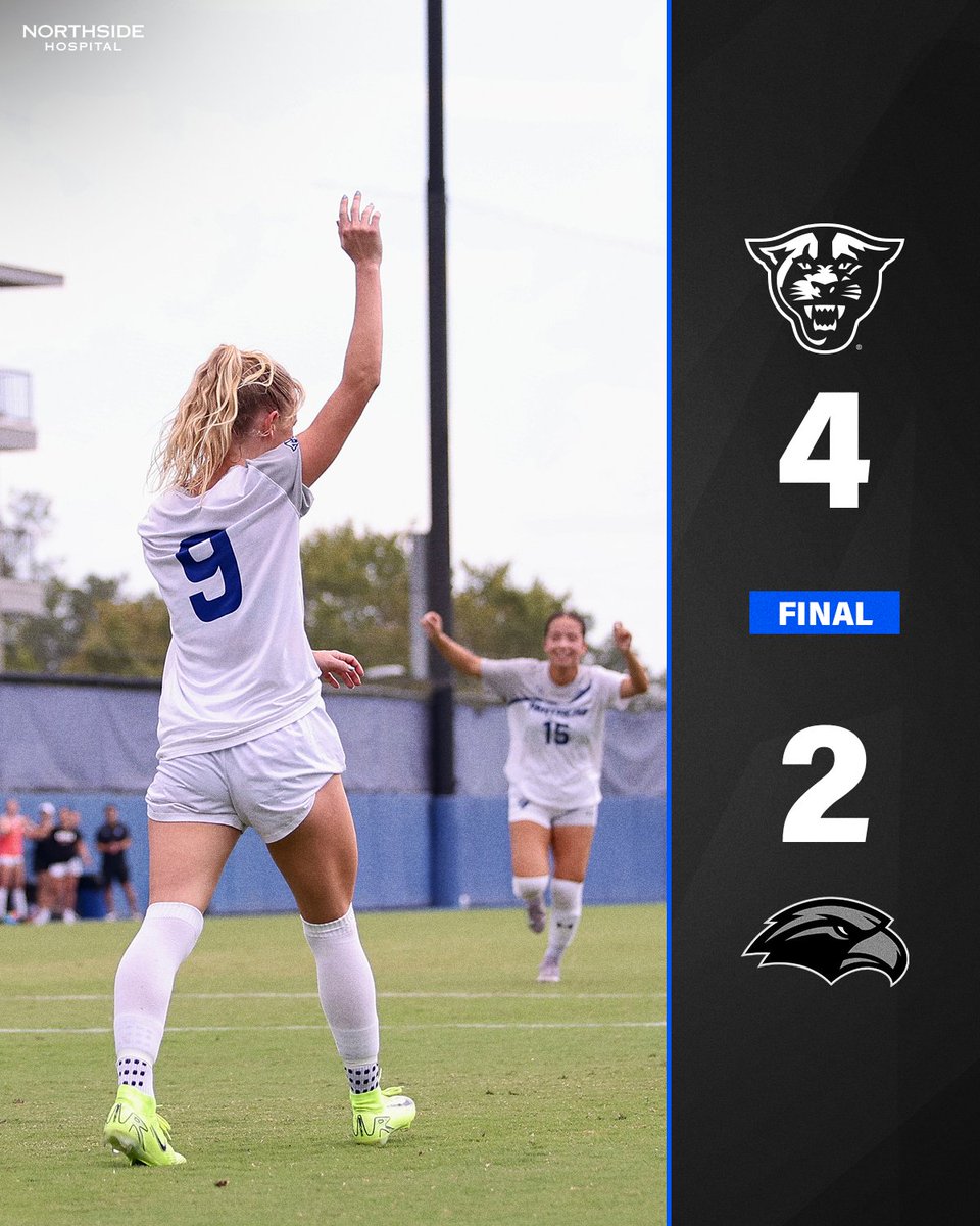 GSU_Soccer's tweet image. 1-0 in conference play ✔️

#STATEment | #LightItBlue