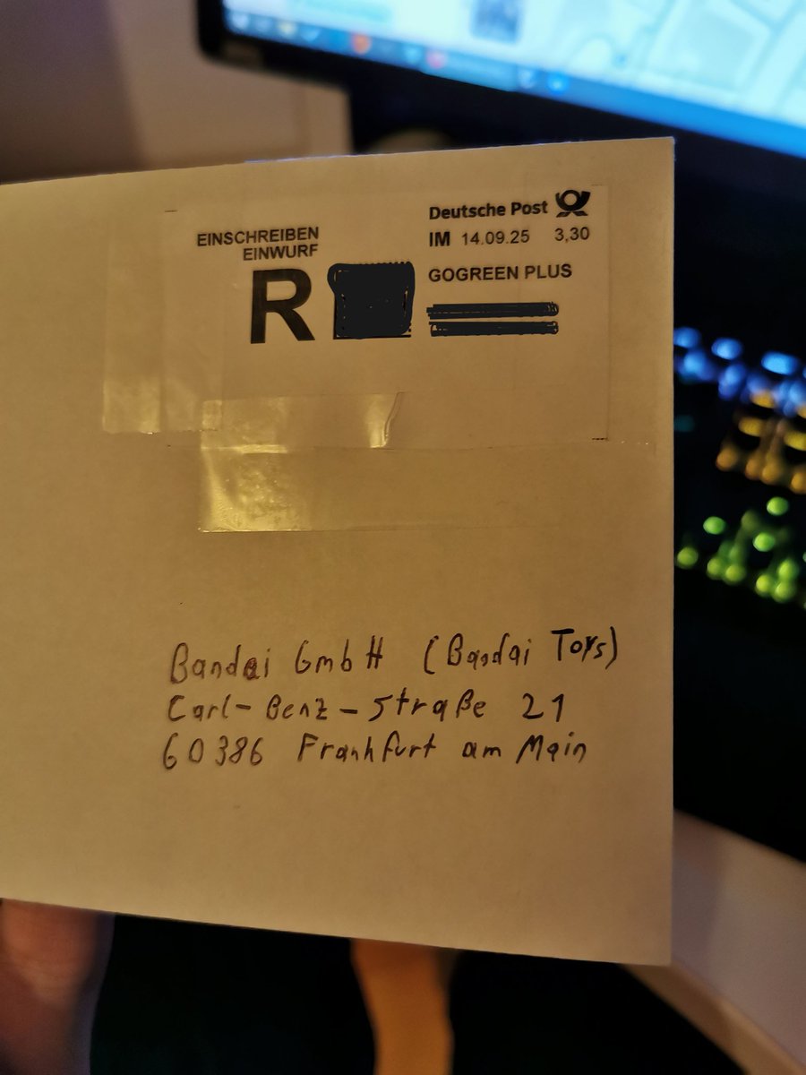 Wenn mir auf meine Mails nicht geantwortet wird, dann halt auf die altmodische Weise :D