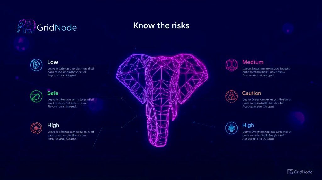 Gridnode2025's tweet image. ๐จ Feature Highlight โ Risk Levels
GridNode classifies wallets into 3 levels:
โ
Low = Safe
โ ๏ธ Medium = Caution
โ High = Danger
Clear. Actionable. Reliable.
Stay protected before you send.
#GridNode #CryptoRisk #RiรญkLevels #CryptoSecurity