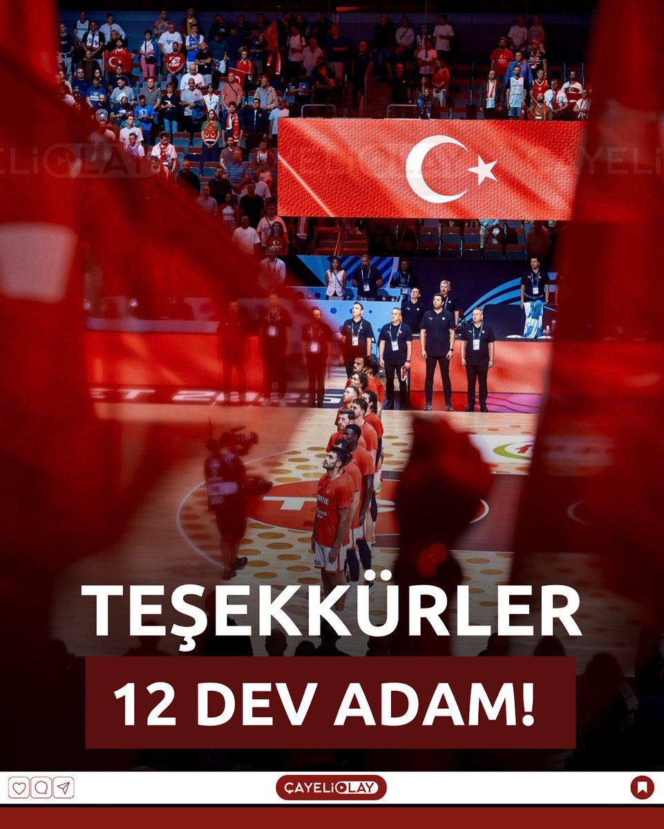 TEŞEKKÜRLER 12 DEV ADAM!

A Milli Basketbol Takımımız Avrupa Şampiyonası finalinde Almanya’ya 88-83 yenilerek gümüş madalyanın sahibi oldu.

#çayeliolay
#çayeli
#12DevAdamFinalde 
#12DevAdam