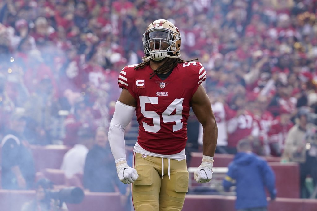 Fred Warner in Week 2:

11 Tackles (7 solo)
1 TFL
1 PD
1 FF
1 FR

He is playing better than ever.

#49ers #FTTB