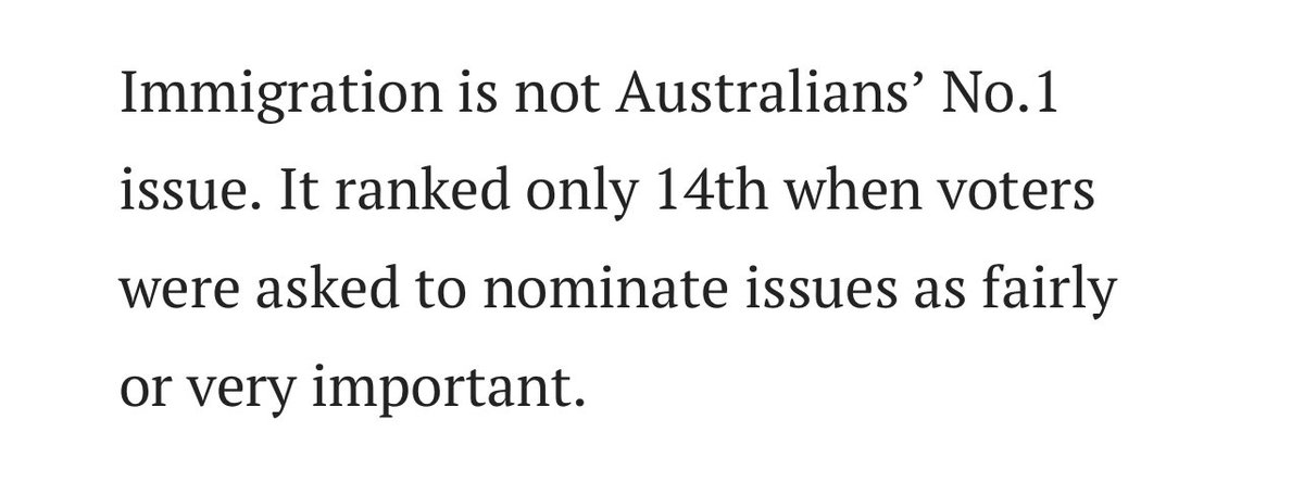 This from the Age story this morning about Resolve polling. I find this quite shocking, given the sound and fury around the issue. How do you explain the disparity between the fevered public debate and the level of actual concern indicated by the polling?