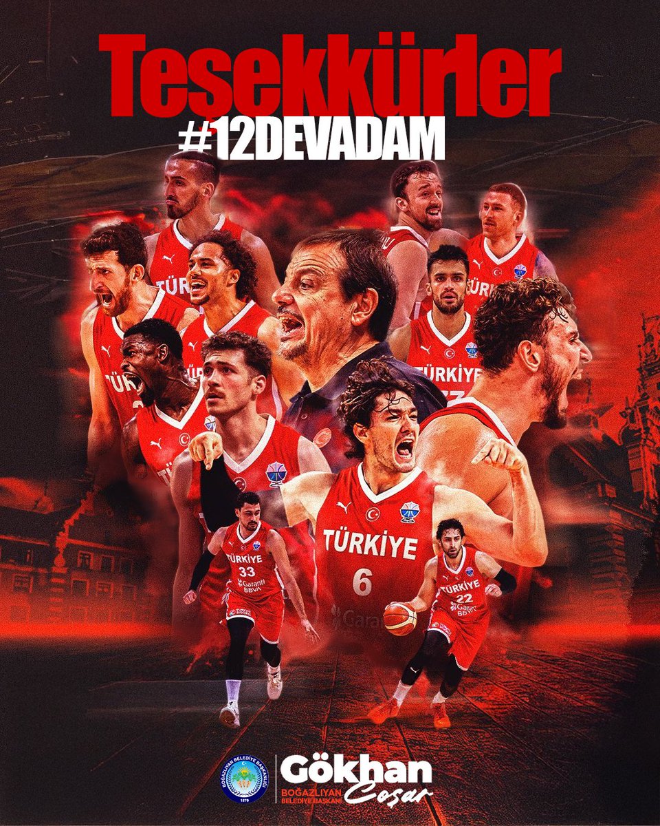 Son ana kadar mücadele eden, vazgeçmeyen #12DevAdam ile gurur duyuyoruz. 🇹🇷

Skor ne olursa olsun, ay-yıldızlı formaya gösterdiğiniz sadakat ve sahaya koyduğunuz yürek, milletimizin gönlünde şampiyonluğun adıdır.

Yaşattığınız gurur için teşekkürler ❤️👏