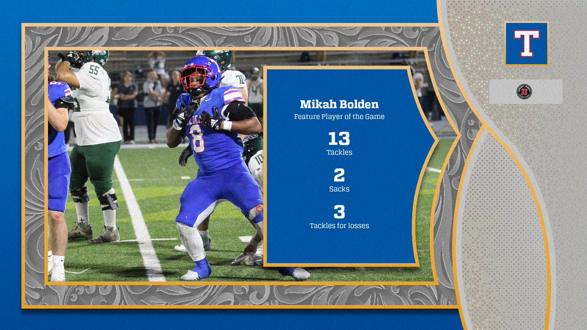 💪 Mikah Bolden was unstoppable on defense with 13 tackles, 4 QB pressures, 2 sacks, and 3 tackles for losses! And also blocked a punt! What a powerhouse performance! #TemplePride 🏈✨