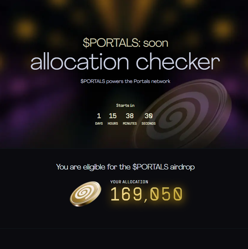 Thank you Portals 🙏