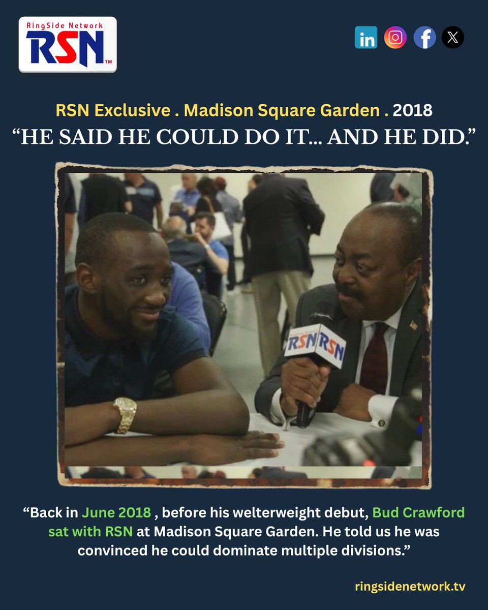 Ringside Network Television tweet media