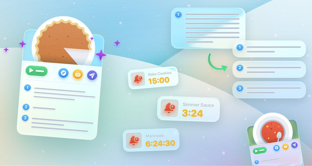 _CroutonApp's tweet image. Fresh Update! 2025.8
There are a lot of things to love in this update, Crouton feels at home on iOS 26! 

Self naming timers, automatic recipe simplification, tag suggestions, automatic section breakdowns, system alarms &amp;amp; more!