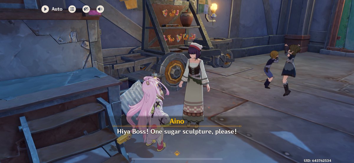 sister_shaking's tweet photo. I am absolutely loving Nod Krai so far. Thread incoming of my play through of the Archon quest. But for now this post is about Aino, I LOVE HER😭she must be protected she so adorable. And im loving the special interactions we can get like this one! And she has one for world boss https://t.co/Z9dml0ZMck
