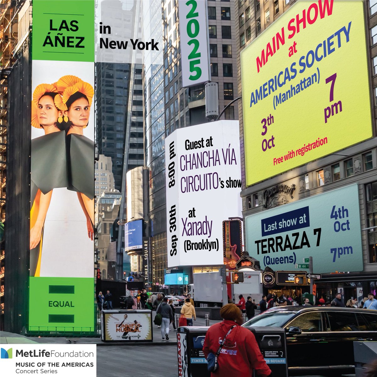 Las Áñez in NY! 🗽Main show: as-coa.org/events/las-anez