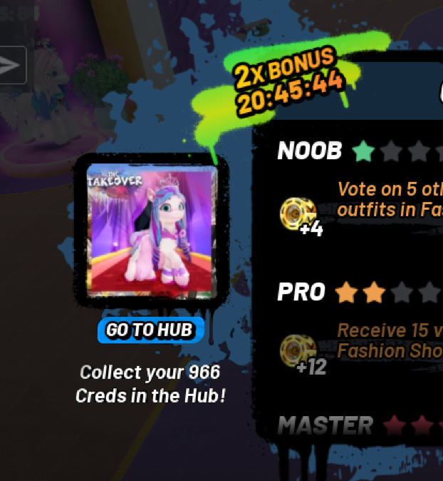 qerqle's tweet photo. New method was found in My Little Pony RP, seems to be stacking quests together some how https://t.co/WRUhxCd0EO