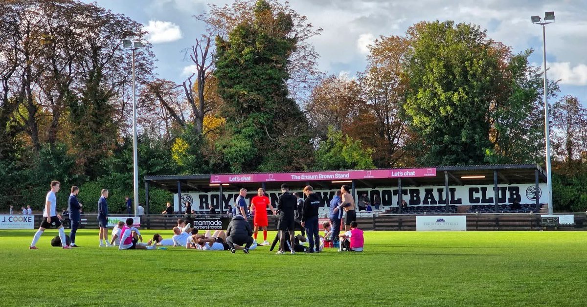 Good to be back at Garden Walk. Working on a new project for <a href="/RoystonTownFC/">Royston Town FC</a>