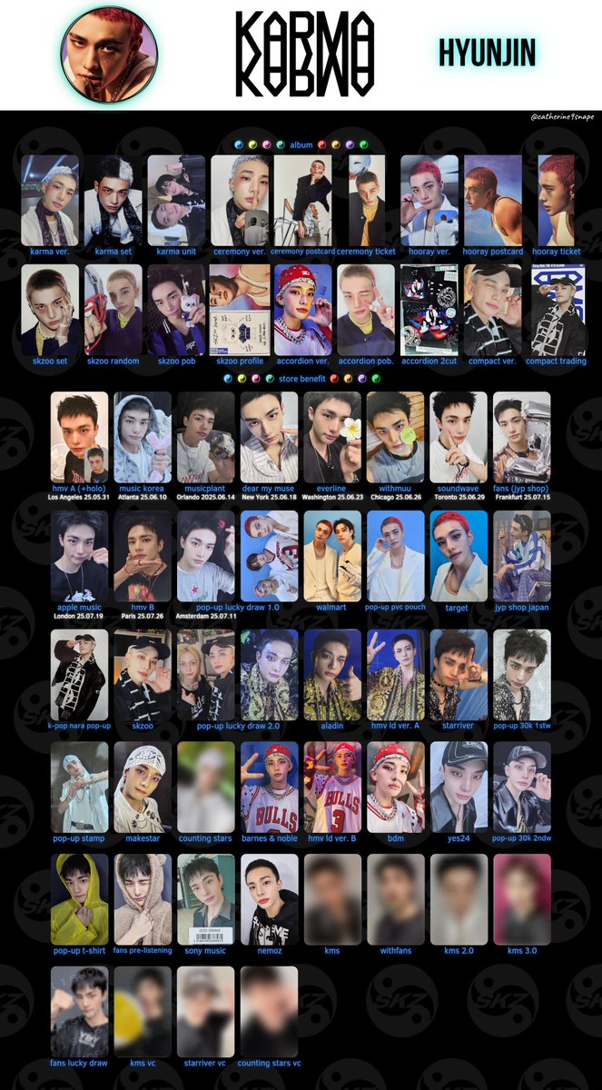 스트레이키즈 Stray Kids KARMA photocard wishlist . template updated

Good quality: drive.google.com/drive/folders/…
KARMA 방찬 Bang Chan 리노 Lee Know 창빈 Changbin 현진 Hyunjin