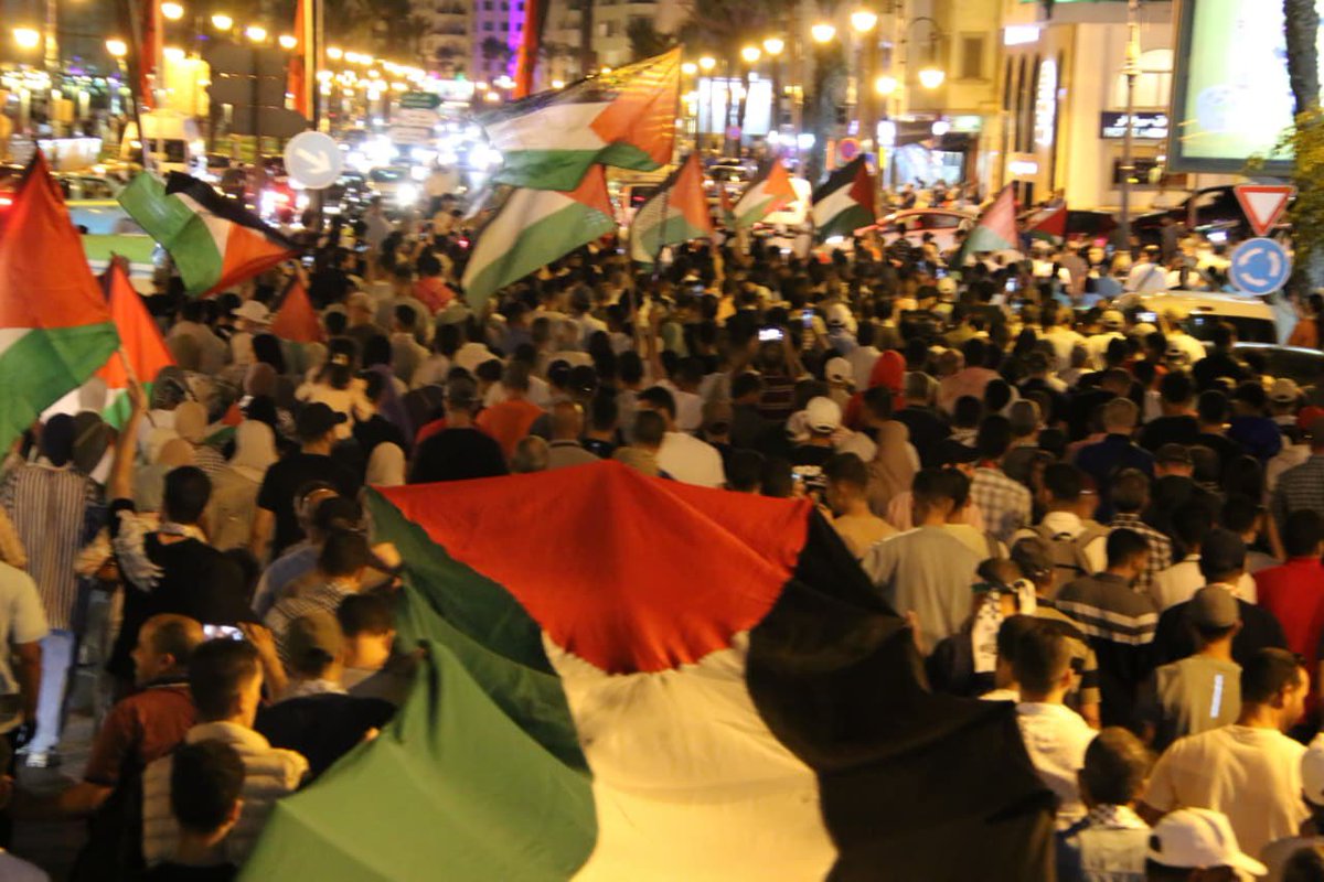 الشعب المغربي العظيم في طنجة العظيمة العالية يخرج الليلة في مسيرة كبرى لمواصلة الإسناد الشعبب المغربي للشعب لغزة العظيمة.

✅ الأحد 14 شتنبر 2025