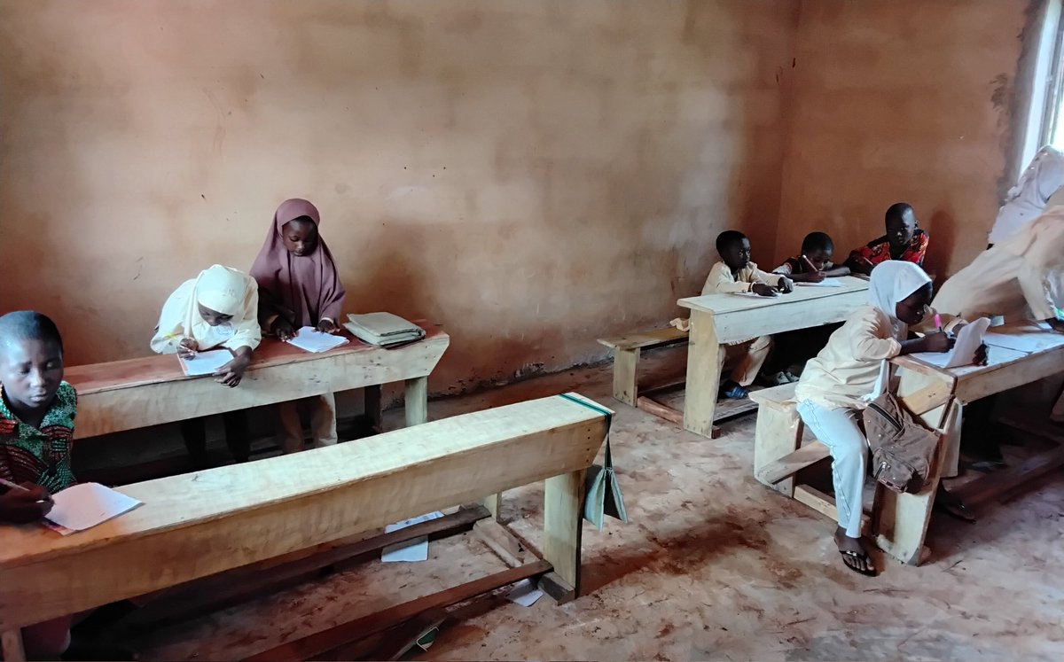 siraj_ugwu's tweet image. Today’s  date is  Sunday 21st  Rabi’ul Awwal 1447H /14th September 2025. 
Ma shaa Allah!  Alhamdulillahi.  We are back in the  classrooms . Our students are enjoying their new desks.  Jazzakumullahu khairan.