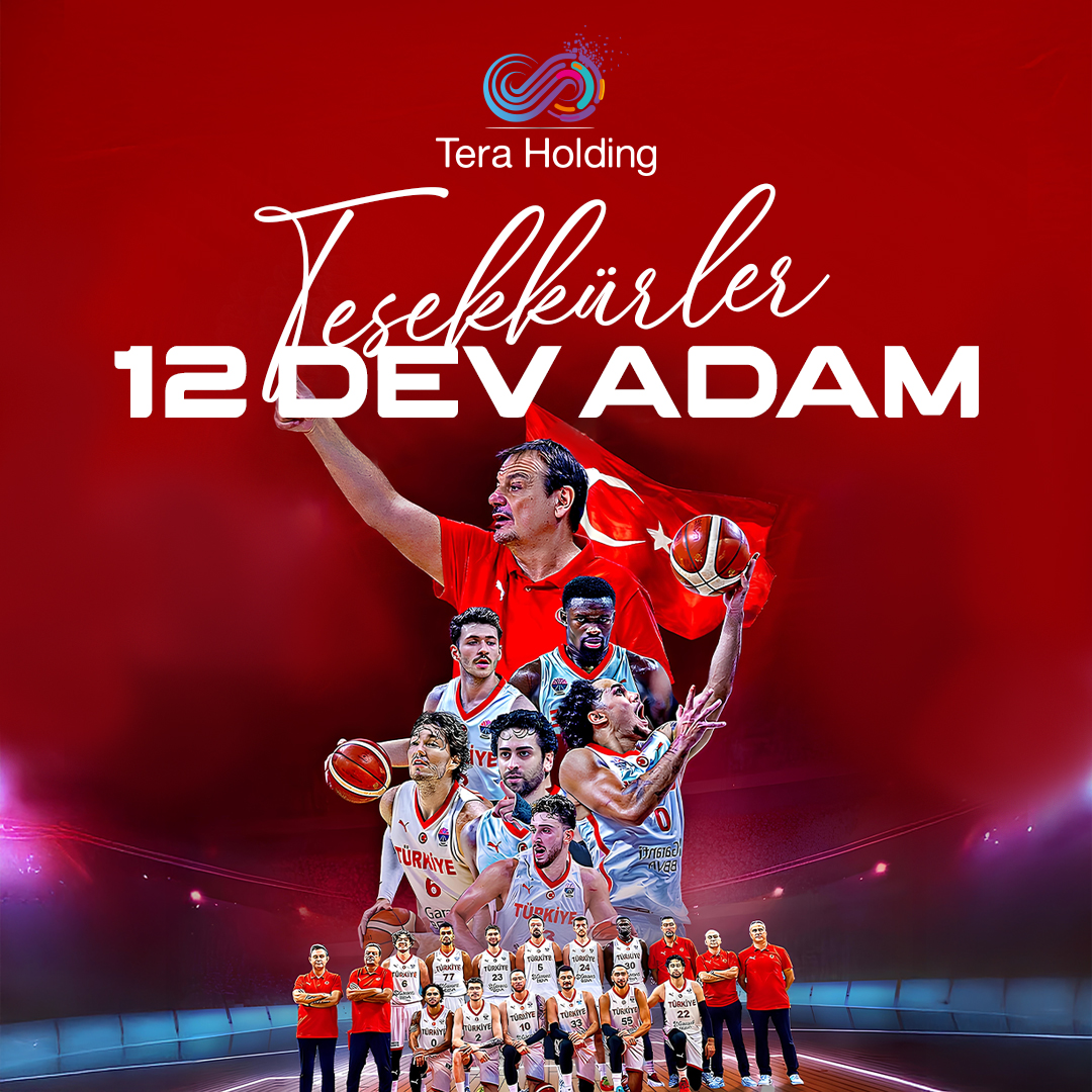 🏀 Teşekkürler 12 Dev Adam!

EuroBasket 2025’te final oynayarak gümüş madalya kazanan Milli Takımımıza sonsuz teşekkürler.

Sahada verdiğiniz mücadele ve yazdığınız tarih, milyonların kalbine kazındı. 🇹🇷🔥

#12DevAdam #EuroBasket2025