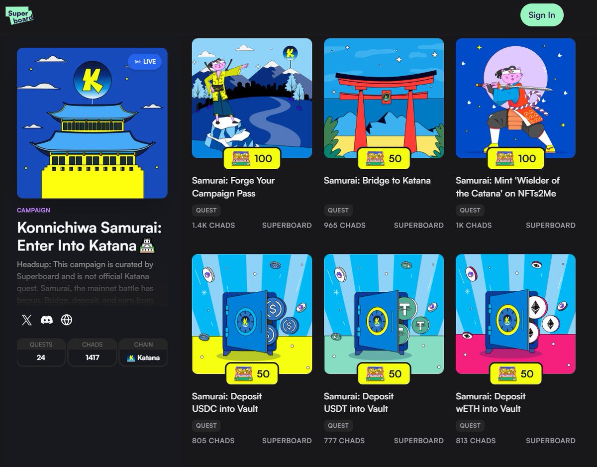 Covering <a href="/katana/">katana ⚔️</a> today on <a href="/conduitxyz/">Conduit</a>

My activity so far:

Supplied liquidity across 4 pools on <a href="/SushiSwap/">Sushi.com</a>, claiming daily $KAT fees and building my on-chain footprint

Bridged funds using <a href="/JumperExchange/">Jumper</a>

Completed the <a href="/Superboard_/">Superboard</a> Katana campaign, including the weekly loops