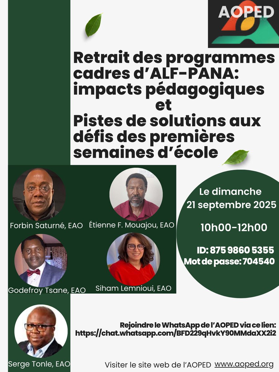 AOPED Éducation (@aopededucation) on Twitter photo 