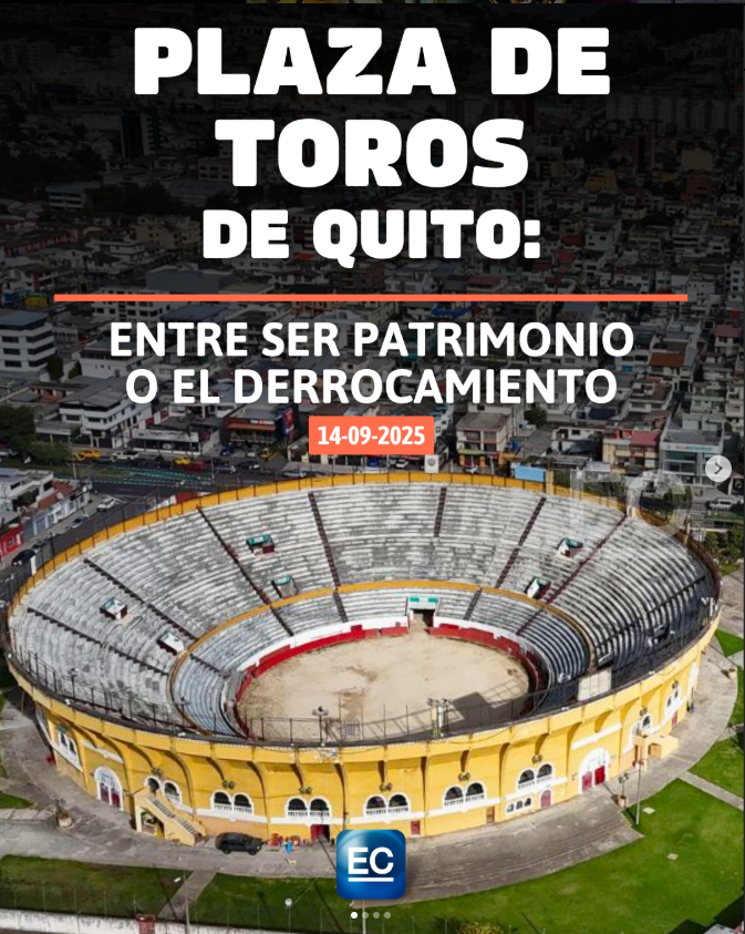 MLeninLara's tweet photo. Plaza de Toros de Quito entre pedidos ciudadanos de protección y versiones de derrocamiento https://t.co/DFiYREqFkY 
#uidetoday
@UIDE https://t.co/TFGoIboUCv