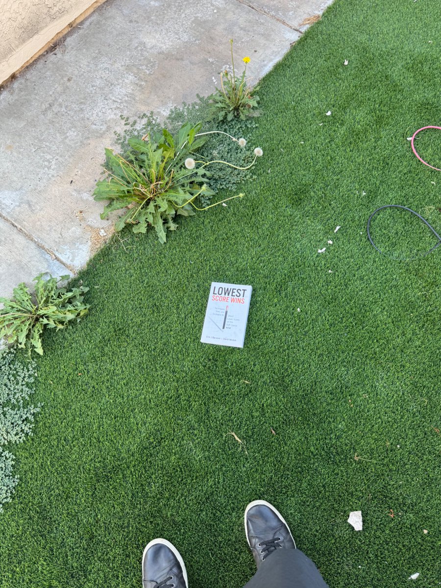 Winnie gets mad at me when I leave the house sometimes and she will..... move things. She doesn't damage them whatsoever. But today I found some books in the yard when I got home lol