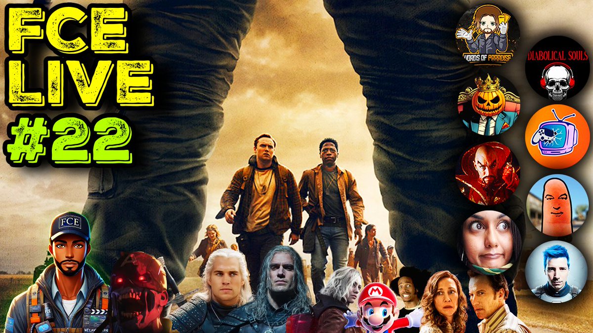 FilmComicsExplained (@fcexplained) on Twitter photo Come join us at 9pm EST for FCE Live #22 - We'll be discussing The Long Walk, The Witcher and more! youtube.com/live/htxMI0o65…
<a href="/BoltTheWord/">Words Of Paradise</a> <a href="/DiabolicalSouls/">DIABOLICAL SOULS Presents</a> <a href="/HoldMyDualShock/">HoldMyDualShock</a> <a href="/TheGourdKing/">The Gourd King</a> <a href="/VexElectronica/">Vex Electronica</a> <a href="/MGBootyClap/">Alec Baldwin's Finger 1️⃣9️⃣9️⃣</a>
<a href="/EmperorGoodwin/">Emperor Jay Goodwin</a> <a href="/moviecynicYT/">The Movie Cynic</a> Come join us at 9pm EST for FCE Live #22 - We'll be discussing The Long Walk, The Witcher and more! youtube.com/live/htxMI0o65…
<a href="/BoltTheWord/">Words Of Paradise</a> <a href="/DiabolicalSouls/">DIABOLICAL SOULS Presents</a> <a href="/HoldMyDualShock/">HoldMyDualShock</a> <a href="/TheGourdKing/">The Gourd King</a> <a href="/VexElectronica/">Vex Electronica</a> <a href="/MGBootyClap/">Alec Baldwin's Finger 1️⃣9️⃣9️⃣</a>
<a href="/EmperorGoodwin/">Emperor Jay Goodwin</a> <a href="/moviecynicYT/">The Movie Cynic</a>
