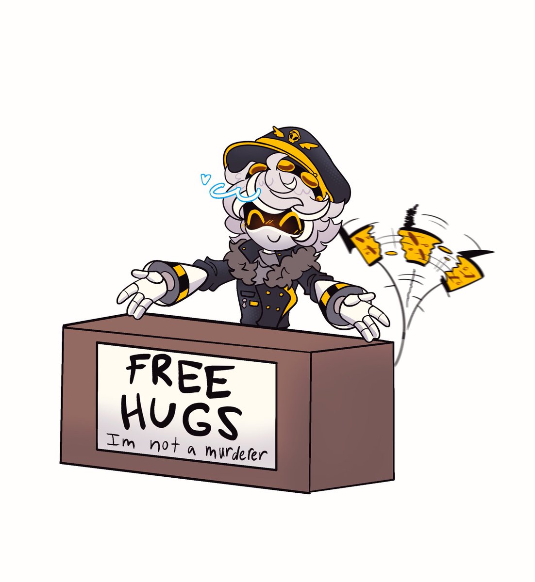 justcronax's tweet image. “Free hugs! For everyone!”

[Art: @/SD_DJA]