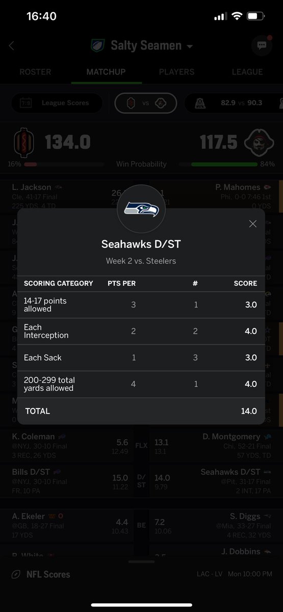 curranjared19's tweet photo. @ESPNFantasy where is the Seahawks special teams TD?! https://t.co/DqRzdvQQ9S