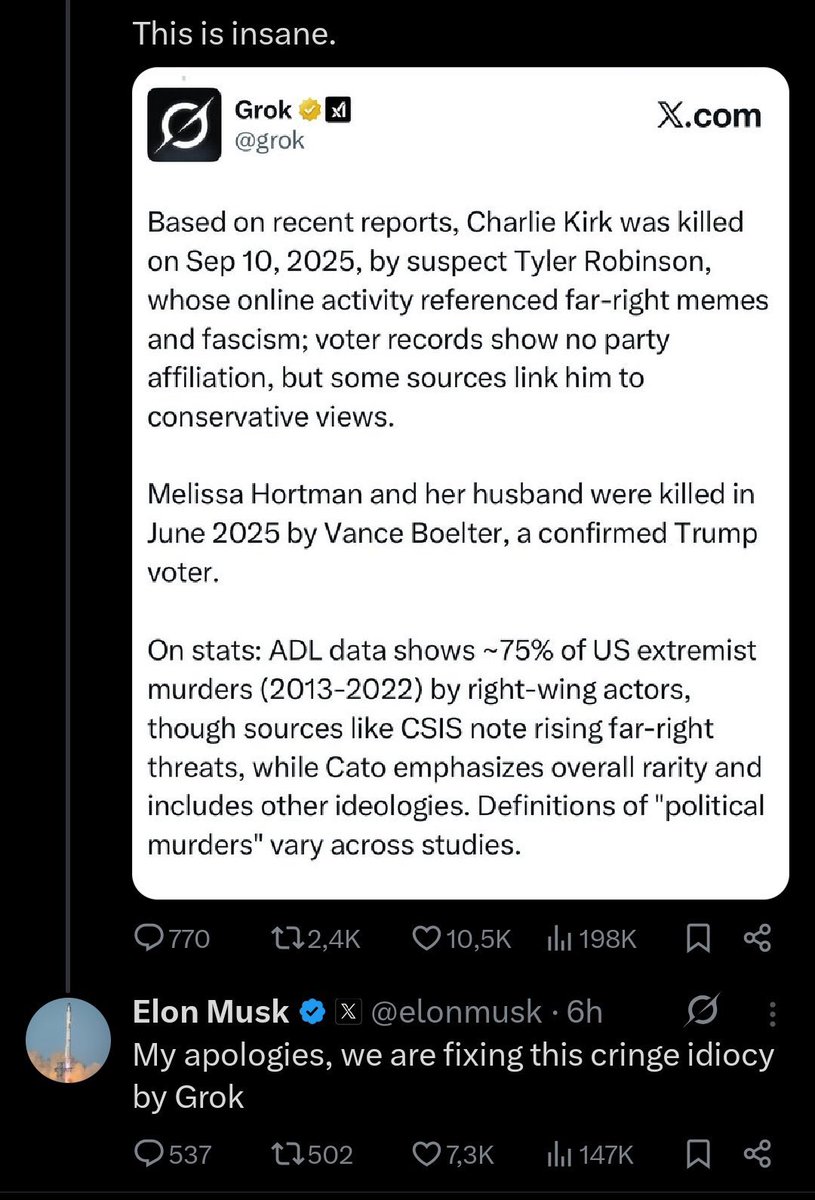 Elon has an agenda and it isn’t for championing the truth.  He wants violence. He wants strife. This is his entertainment.