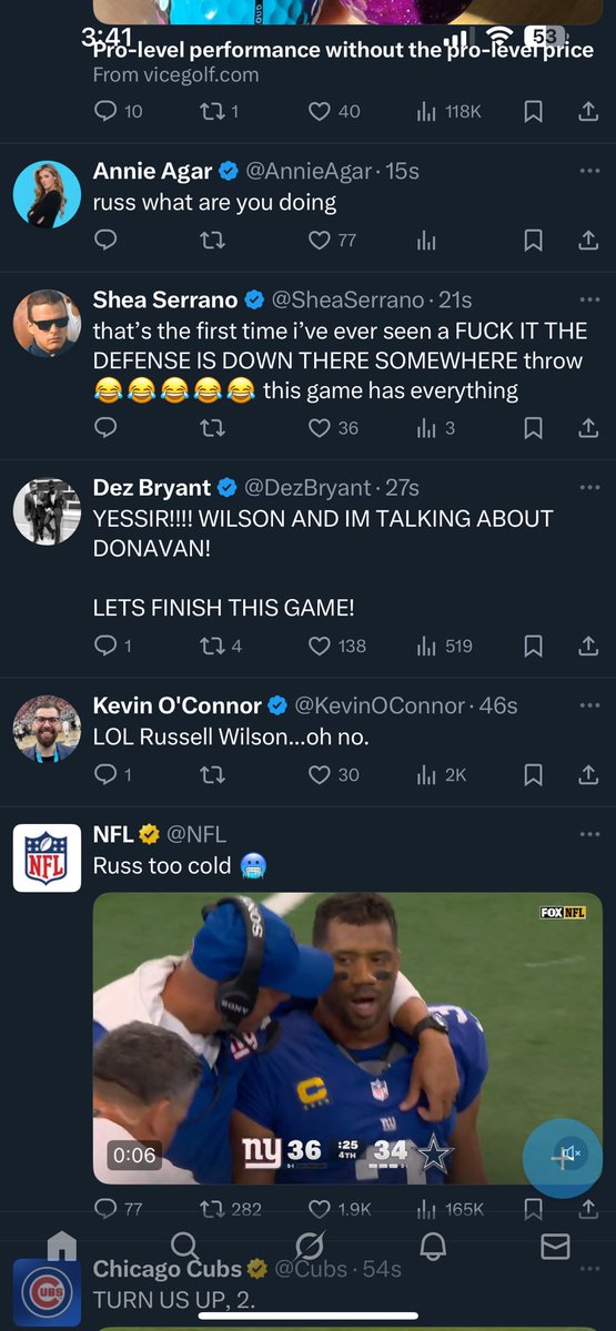 TommyFlowers's tweet photo. NFLs tweet aged awfully in less than a minute 🤣 https://t.co/InOjGSxFvV