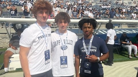 Jared_newera0's tweet image. Had a great time at happy valley Saturday‼️ thank you coaching staff for having me #weare @PennStateFball 
@coachjfranklin @CoachTerryPSU @egallagher2 @WingTPasser @Godsgift_Nate @EdOBrienCFB @PRZVicCastillo @CoachAJMadness @BretCooper13 @KendraHigginbo3