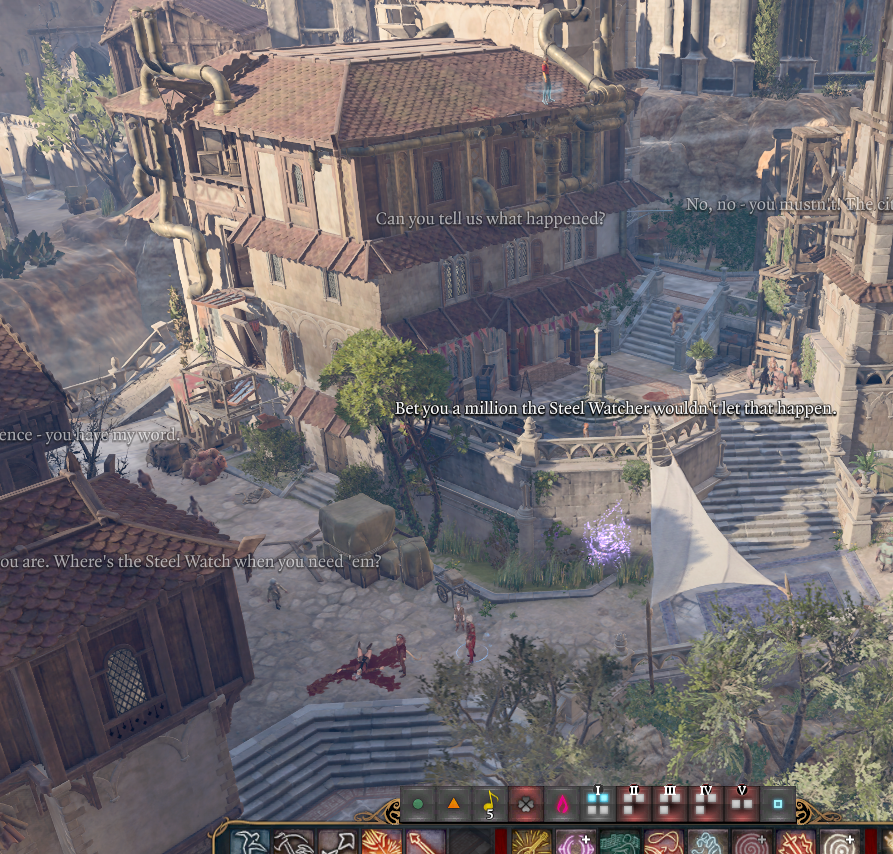 Me and my friend were messing around in Baldur's Gate 3 and uh... well it's a story in two frames rly