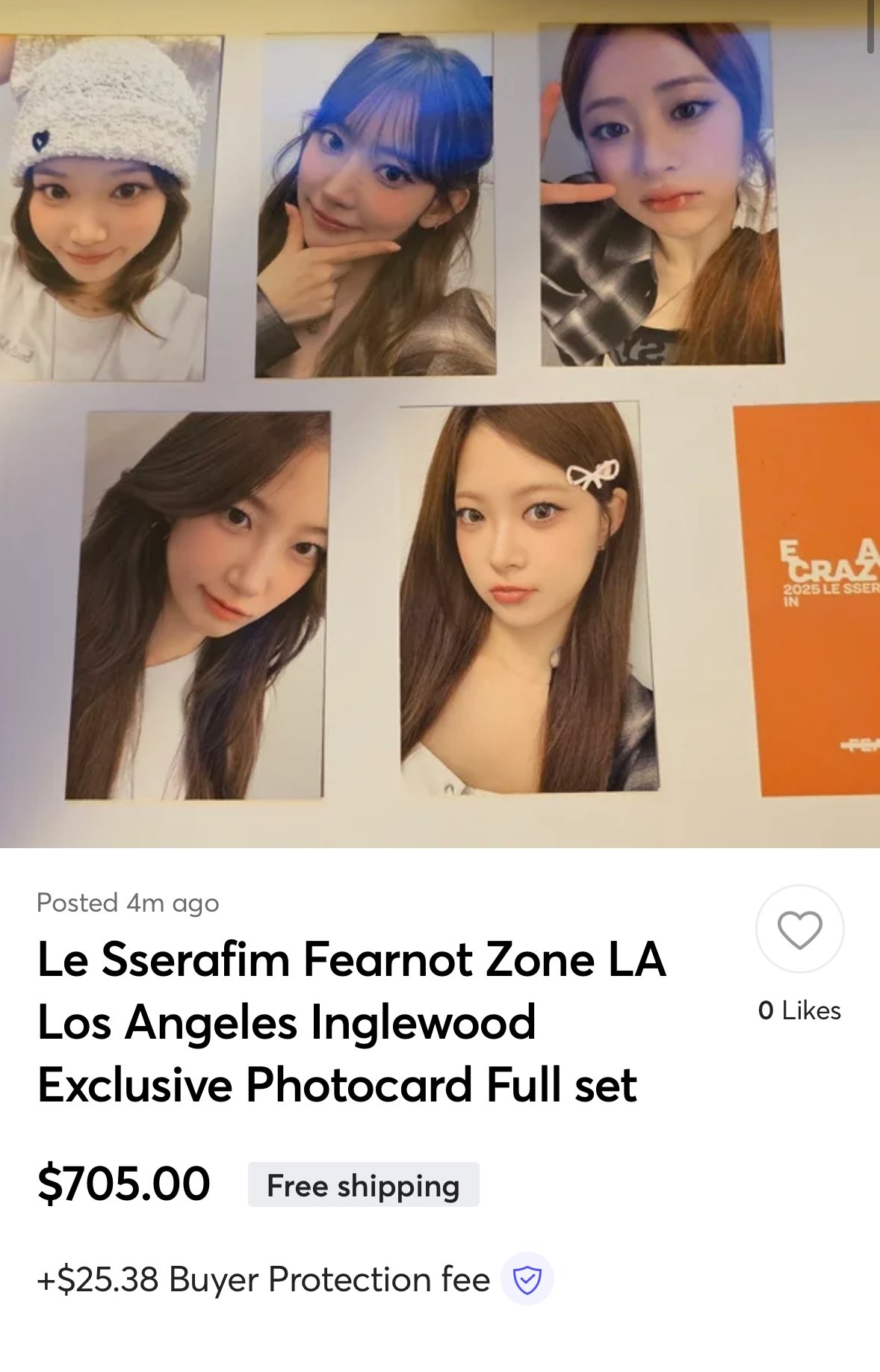 LE SSERAFIM チェウォン FEARNOT ZONE INGLEWOOD LE SSERAFIM チェウォン FEARNOT ZONE INGLEWOOD