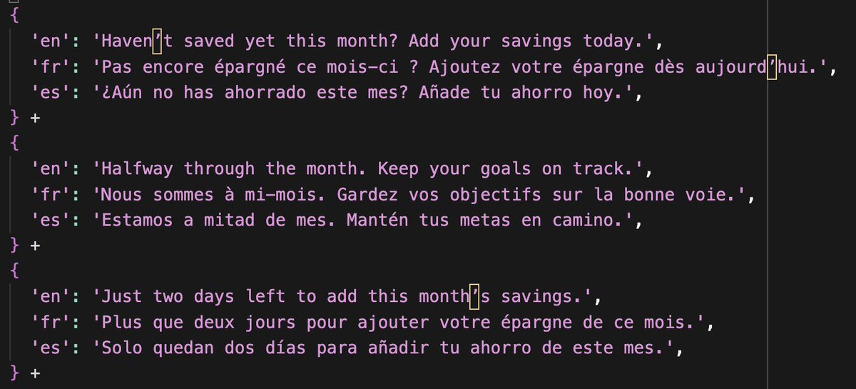 GLeMartret's tweet photo. Day 104 of building after 9-5
Today in Savia, the app that helps plan savings ahead, I set up 3 monthly notifications: one at the start, one mid month, and one at the end to keep users on track with their goals.

#buildinpublic #IndieDev #mobileapp https://t.co/A2cUkVc08G