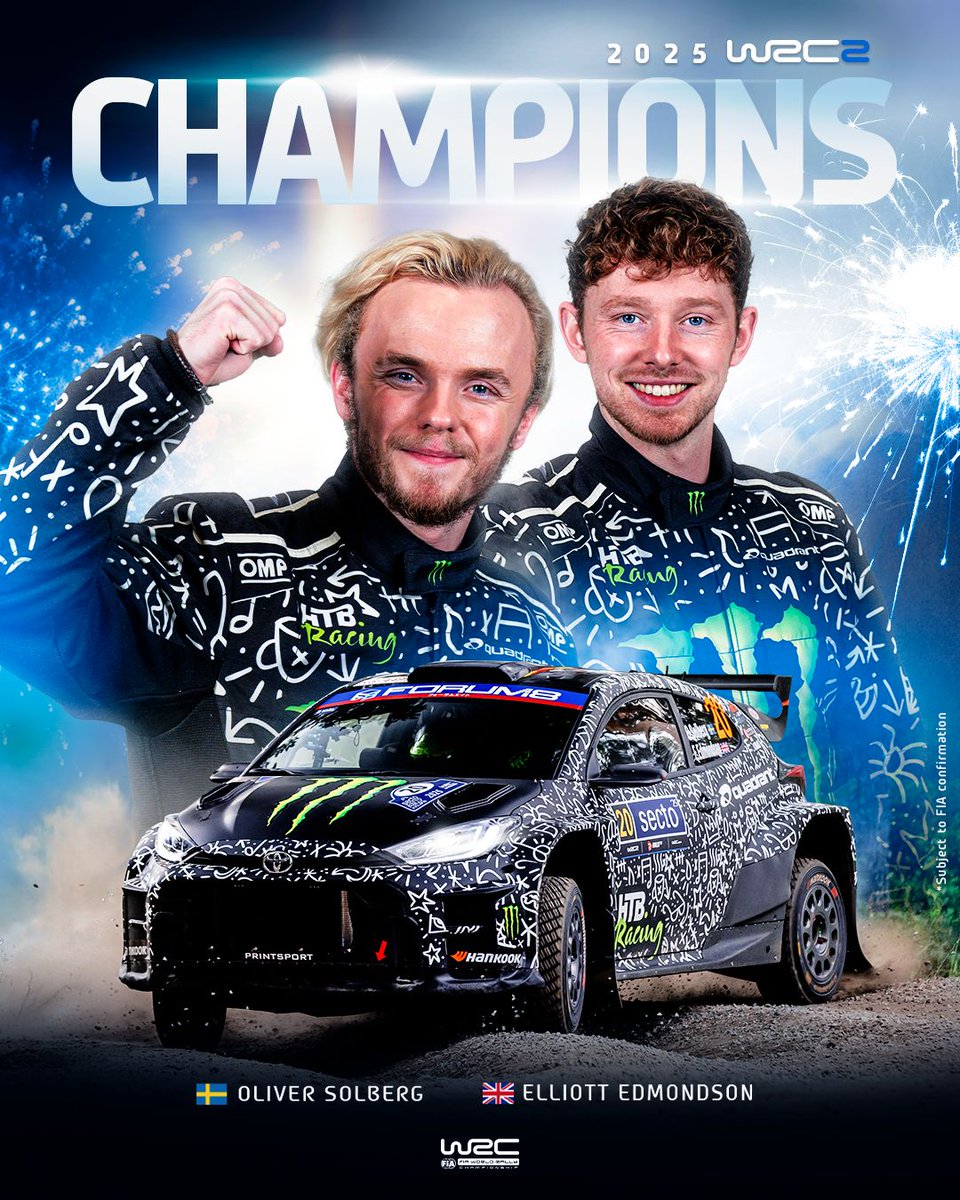 WRC2 ŞAMPİYONU OLİVER SOLBERG OLDU