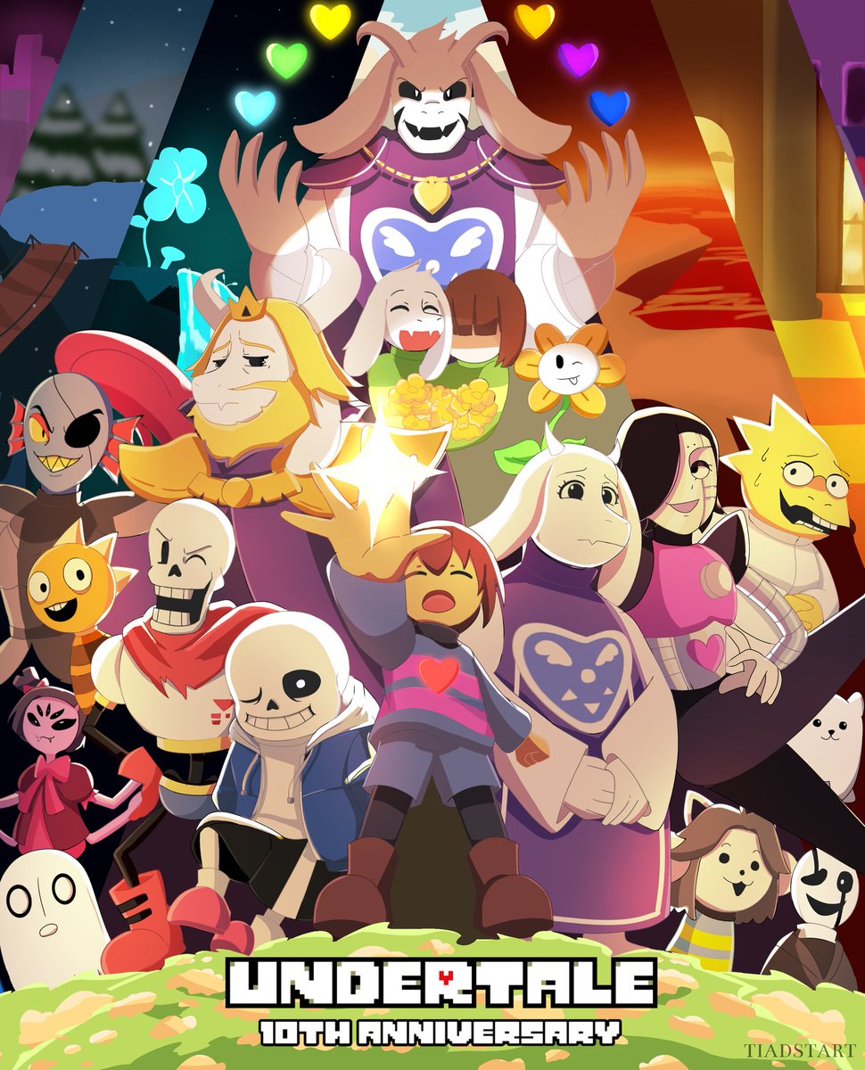 HAPPY BIRTHDAY UNDERTALE!
#UNDERTALE10周年 
#undertale10thanniversary 
#UNDERTALE
